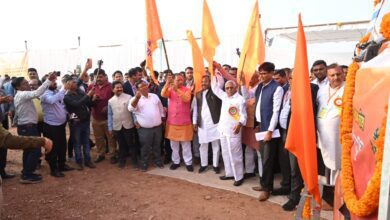 Green Flag: Chief Minister Vishnu Dev Sai flagged off two trucks full of green vegetables for Shri Ram Pran Pratishtha program organized by Chhattisgarh Yuva Progressive Kisan Sangh and sent them to Shri Ram Janmabhoomi Ayodhya.